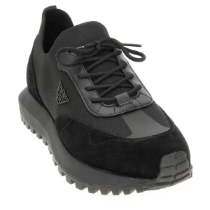 Outlet Knitted sneakers with suede details Sneakers