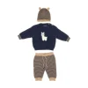 New Knitted three piece set Kids/BOY Clothing