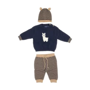 New Knitted three piece set Kids/BOY Clothing