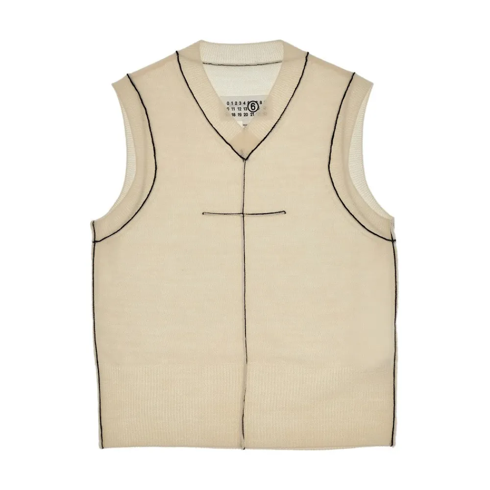 knitted_vest_with_insideo_0.webp Outlet Knitted vest with inside-out stitchings Knitwear