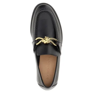 Best Knot detail leather loafers Loafers