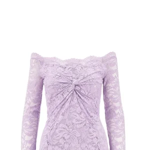 Hot Lace off-the-shoulder dress Dresses