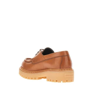 New Laced loafers with lug sole Loafers
