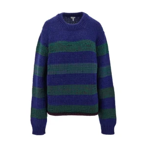 Sale Laddered effect striped sweater Knitwear