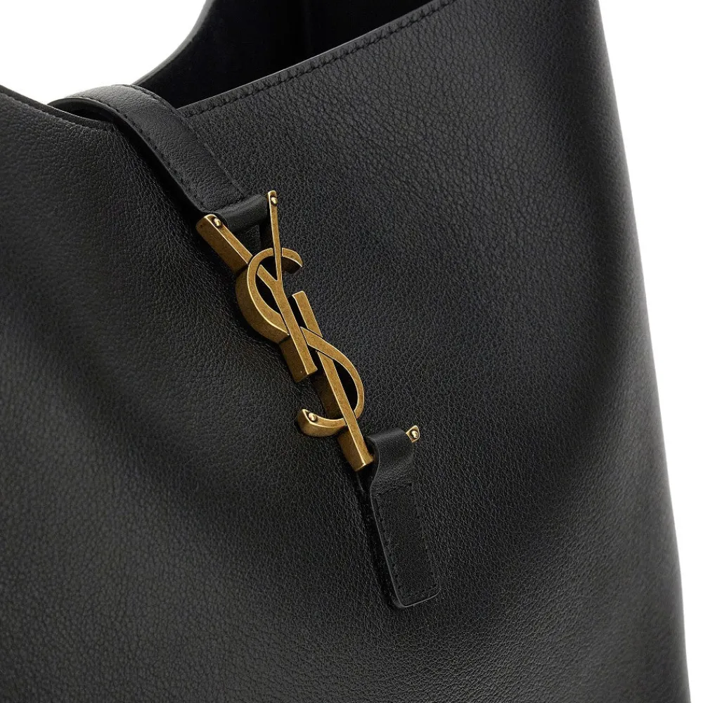 large_le____leather_bag_3.webp Online Large 'Le 5 à 7' leather bag Shoulder Bags