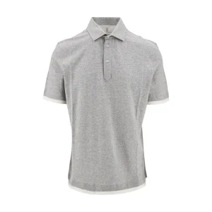 Sale Layering effect jersey polo shirt T-Shirts And Polo Shirts