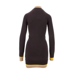 Fashion Layering effect knitted mini dress Knitwear