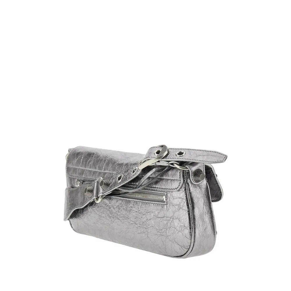 le_cagole_s_metallized_ar_1.webp Hot Le Cagole' S metallized Arena leather bag Shoulder Bags