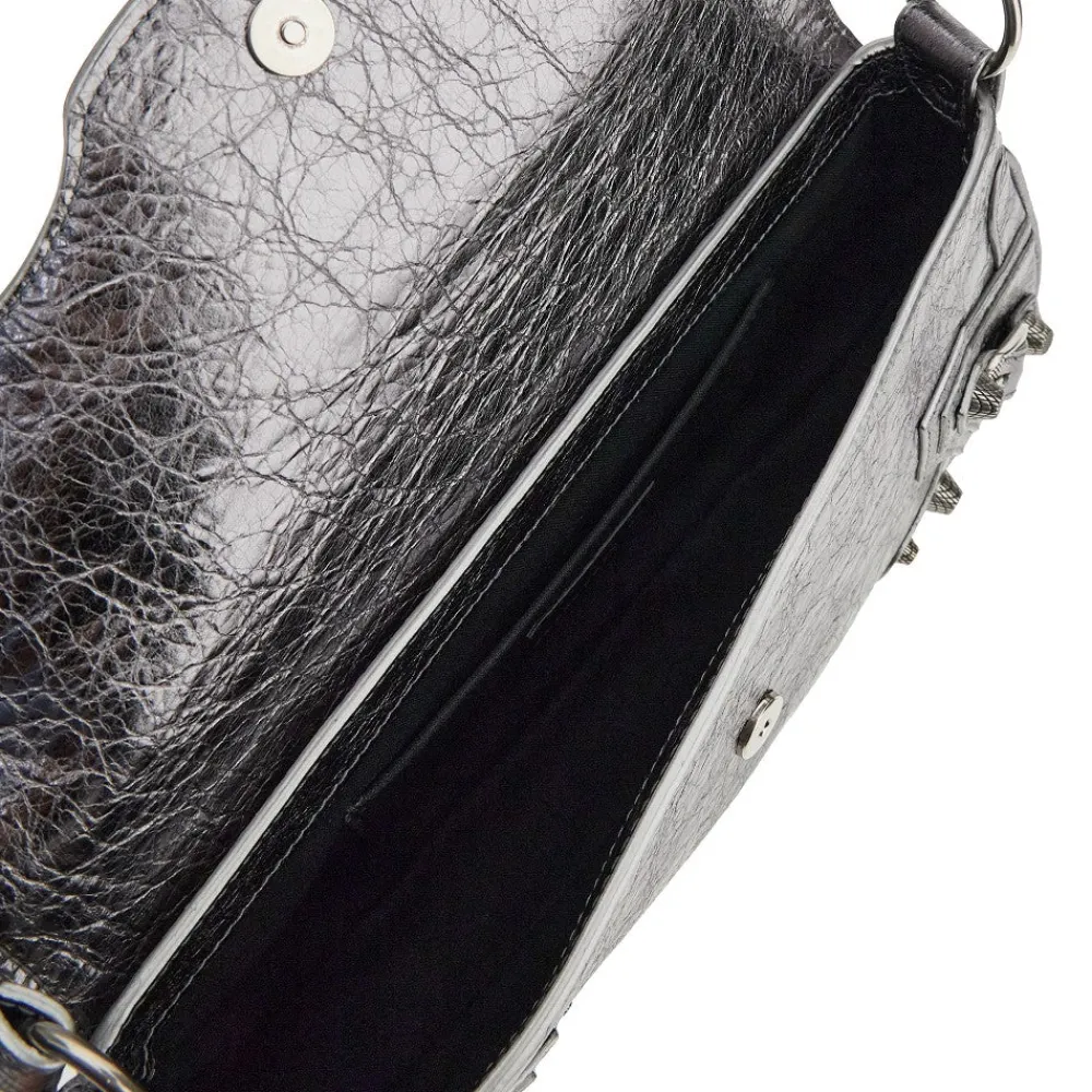 le_cagole_s_metallized_ar_2.webp Hot Le Cagole' S metallized Arena leather bag Shoulder Bags