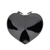 Clearance Le Coeur' patent leather bag Shoulder Bags