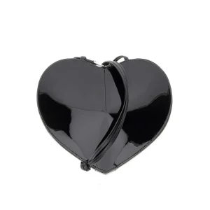 Clearance Le Coeur' patent leather bag Shoulder Bags