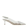 Clearance Le Coeur' PVC and leather slingback Heeled Shoes