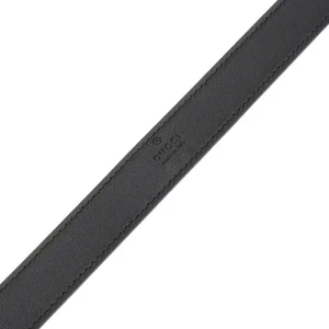 New Leather belt with Crystal Double G buckle Belts