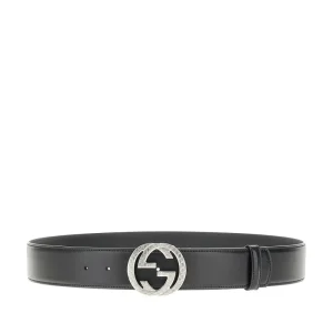 Hot Leather belt with engraved buckle Belts