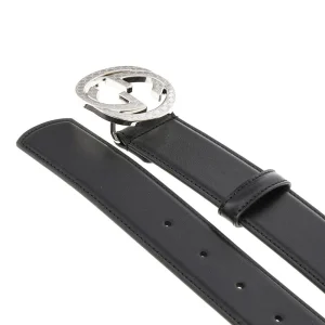 Hot Leather belt with engraved buckle Belts