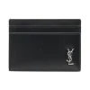 Sale Leather cardholder with monogram detail Key Holders