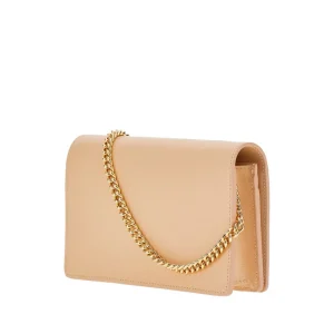 Outlet Leather clutch with chain strap Clutches