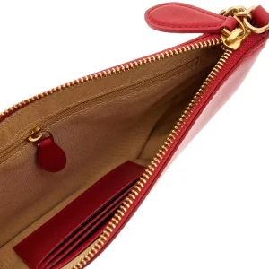 Fashion Leather flat pouch with chain Shoulder Bags