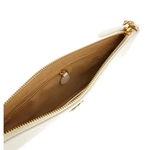 Outlet Leather flat pouch with chain Shoulder Bags