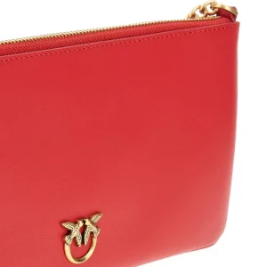 Fashion Leather flat pouch with chain Shoulder Bags