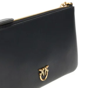 Fashion Leather flat pouch with chain Shoulder Bags