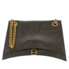 Outlet Leather large 'Crush' bag with chain Shoulder Bags