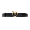 Outlet Leather Love Birds high-rise belt Belts