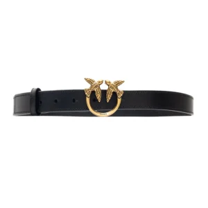 Outlet Leather Love Birds high-rise belt Belts