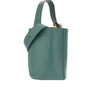 Fashion Leather medium Pebble Bucket bag Shoulder Bags | Crossbody Bags