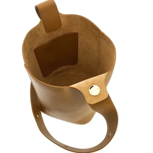 Sale Leather medium Pebble Bucket bag Shoulder Bags