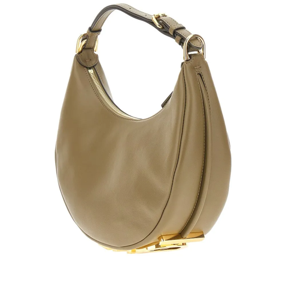 leather_small_fendigraphy_1.webp Discount Leather small 'graphy' bag Shoulder Bags