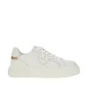 Clearance Leather sneakers with Love Birds detail Sneakers