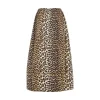 Hot Leopard-print poplin maxi skirt Skirts