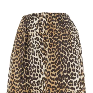 Hot Leopard-print poplin maxi skirt Skirts