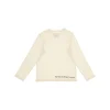 Hot Lettering print long-sleeved T-shirt Kids/BOY Clothing