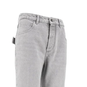 Clearance Light Grey flared jeans Jeans