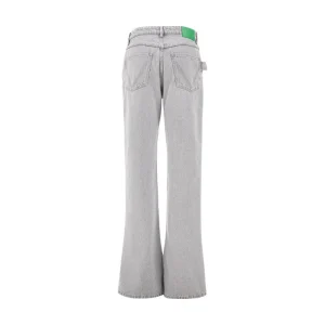 Clearance Light Grey flared jeans Jeans