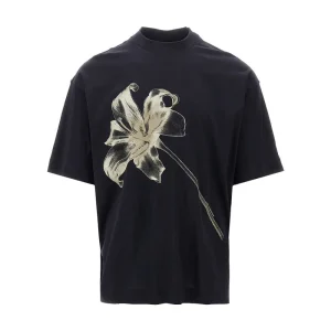 Hot Lily print oversized T-shirt T-Shirts And Polo Shirts