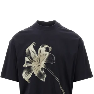 Hot Lily print oversized T-shirt T-Shirts And Polo Shirts