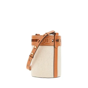 Outlet Linen bucket bag Shoulder Bags