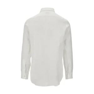Outlet Linen shirt with Pegaso logo Shirts