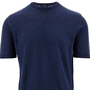 Hot Linen-blend knitted T-shirt Knitwear