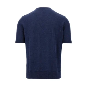 Hot Linen-blend knitted T-shirt Knitwear