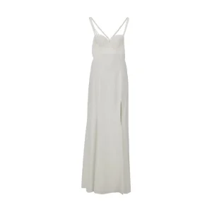 Sale Linen-blend long dress Dresses