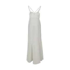 Sale Linen-blend long dress Dresses