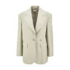Sale Linen-blend oversized jacket Jackets