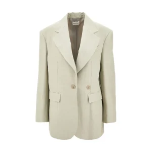 Sale Linen-blend oversized jacket Jackets