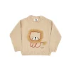 Fashion Lion embroidery wool sweater Kids/BOY Clothing