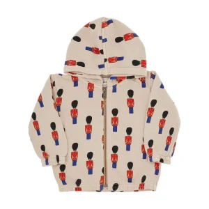 Best Little Tin Soldiers print full-zip hoodie Kids/BOY Clothing