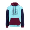 New Logo embroidery patchwork hoodie Sweatshirts